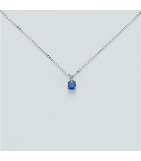 Collana Miluna Donna GEMME 375 OLD in Oro bianco CLD3705VX - CLD3705VX